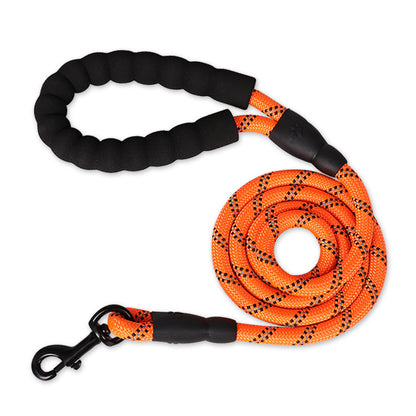 Hot Dog Traction Rope Dog Reflective Nylon Round Rope Traction