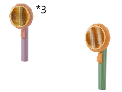 New Pet Cat Brush Self-cleaning Comb Looper