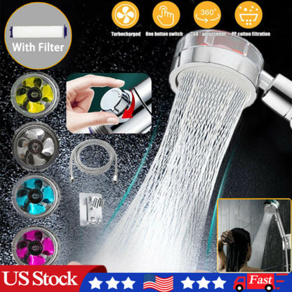 Modern Minimalist Supercharged Shower Nozzle