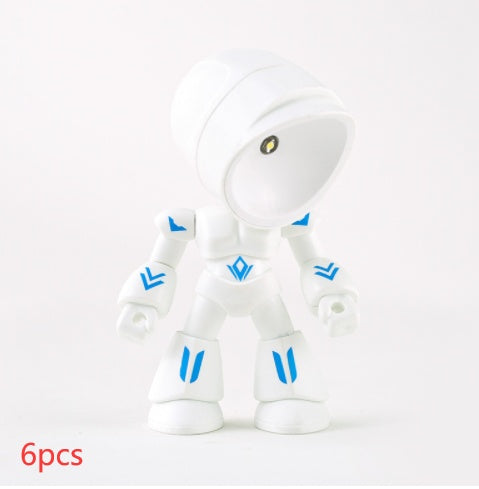 Cute LED Hero Table Lamp Mini Portable Cool Cute Robot