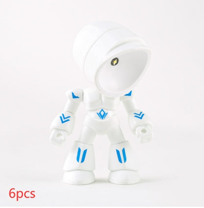 Cute LED Hero Table Lamp Mini Portable Cool Cute Robot
