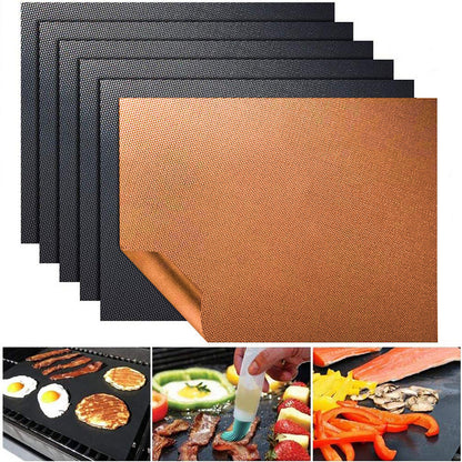 Non-stick High Temperature Resistant Outdoor Barbecue Oven Mat Set