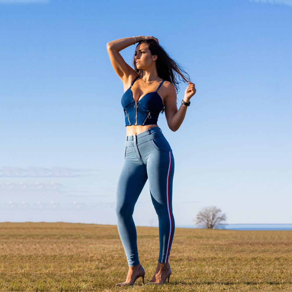 Shascullfites Melody Shaper Set Jeggings 2 Pieces Set