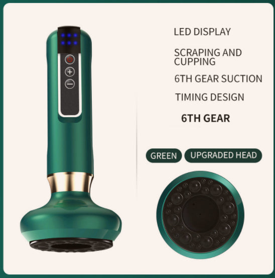 Electric Vacuum Cupping Massager For Body Anti-Cellulite Suction Cup