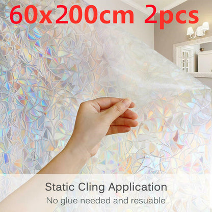 Colorful Electrostatic Glass Paste No Adhesive Window Film