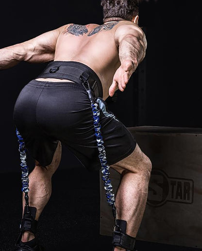 Vertical  Trainer Leg Strength Resistance Bands Exercise Training Equipment