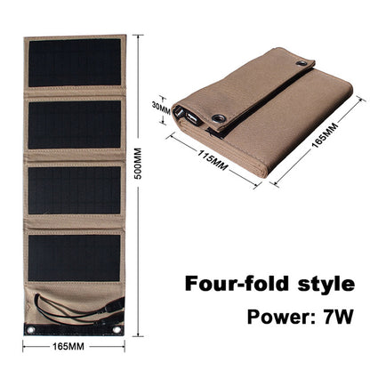 Outdoor Hiking Waterproof Solar Panel 5V 7W For  Samsu