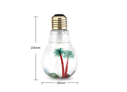 Colorful Light Bulb Humidifier Air Ultrasonic Diffuser