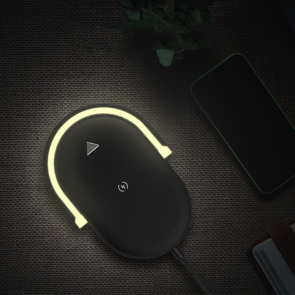 ﻿﻿3 In 1 Foldable Wireless Charger Night Light Wireless Charging Station LED