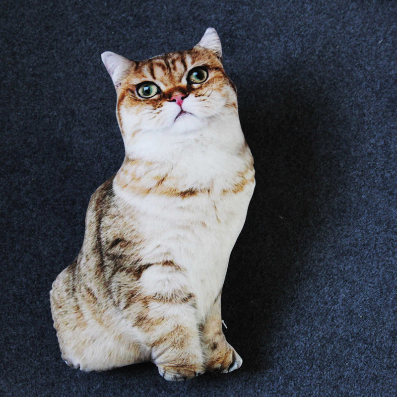 Creative Simulation 3D Cat Pillow Plush Toy