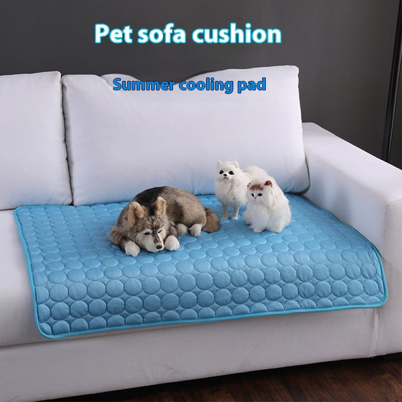 Dog Cooling Mat Summer Pets Cold Bed Pad Blanket