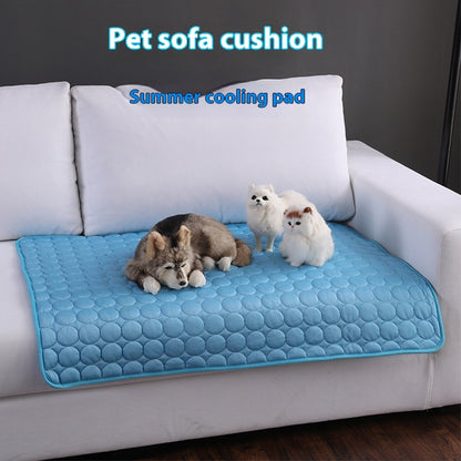 Dog Cooling Mat Summer Pets Cold Bed Pad Blanket