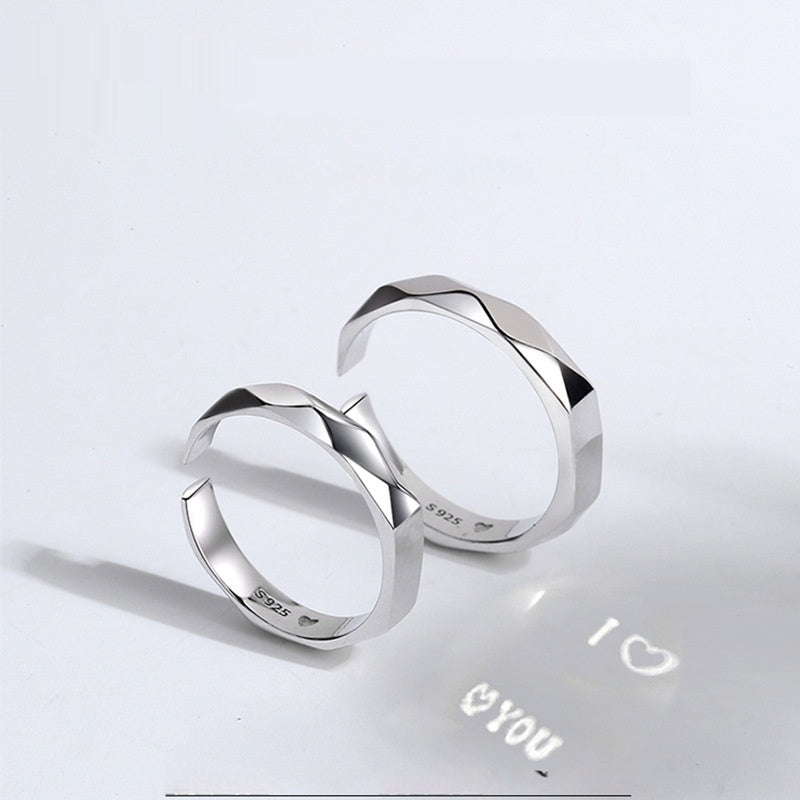 S925 Sterling Silver Rings By Light New Jewelry