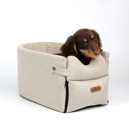 Car Central Dog Car Seat Bed Portable Dog Carrier