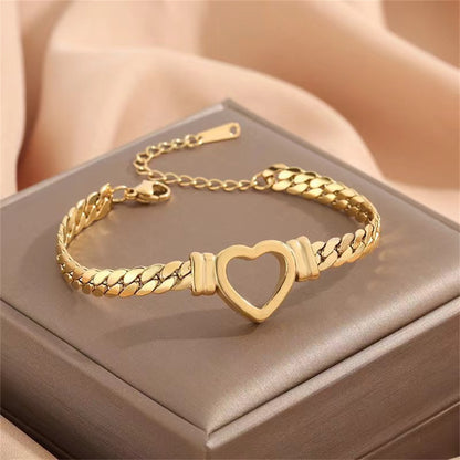 Personalized Love Chain Necklace Bracelet For Women Fashion