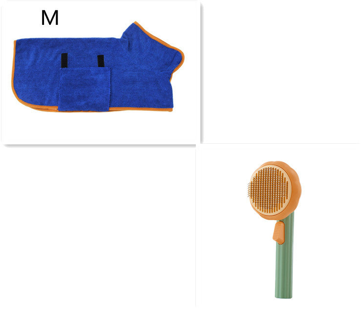 New Pet Cat Brush Self-cleaning Comb Looper