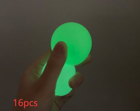 Luminous Sticky Ball Toys Sticky Wall Home Party Games