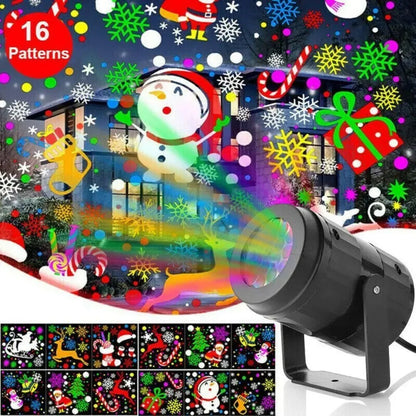 Christmas Party Lights Snowflake Projector Light Led Stage Light