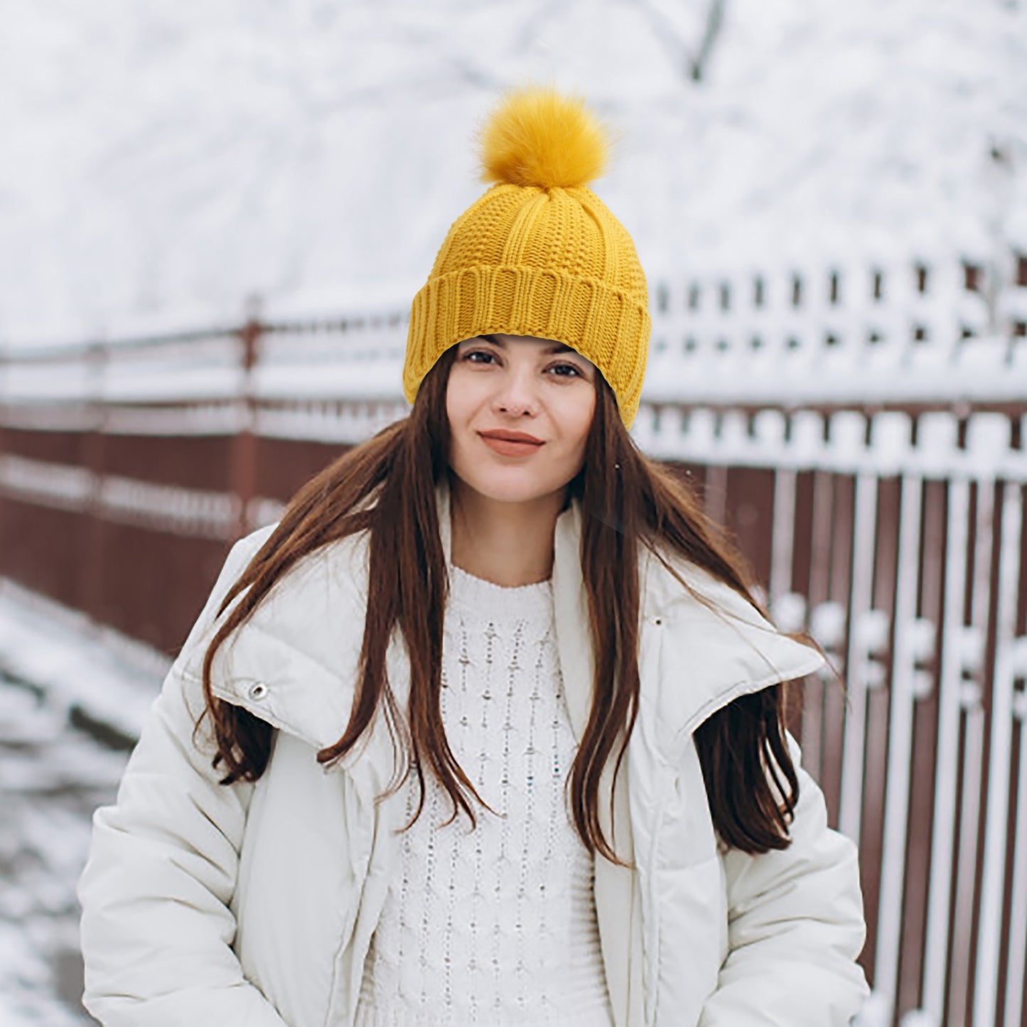 Winter Knitted Hats Fashion Stretchy Lined Skull Hats