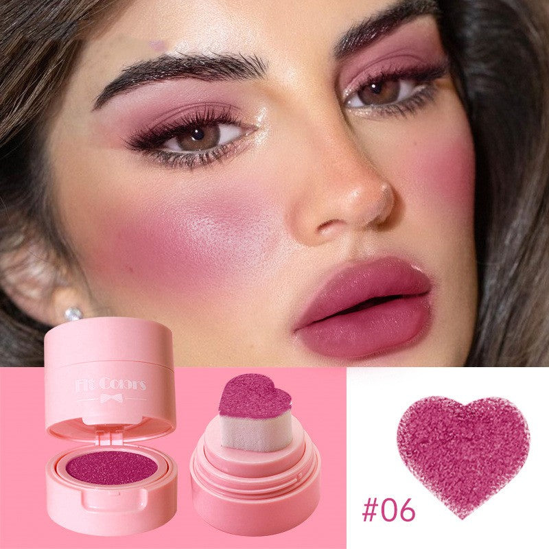 6 Color Love Air Cushion Blusher Seal Repair Liquid Blush