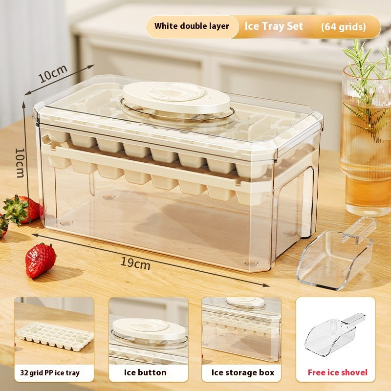 PP Material Ice Mould Quick Demould Ice Cube Tray Creative