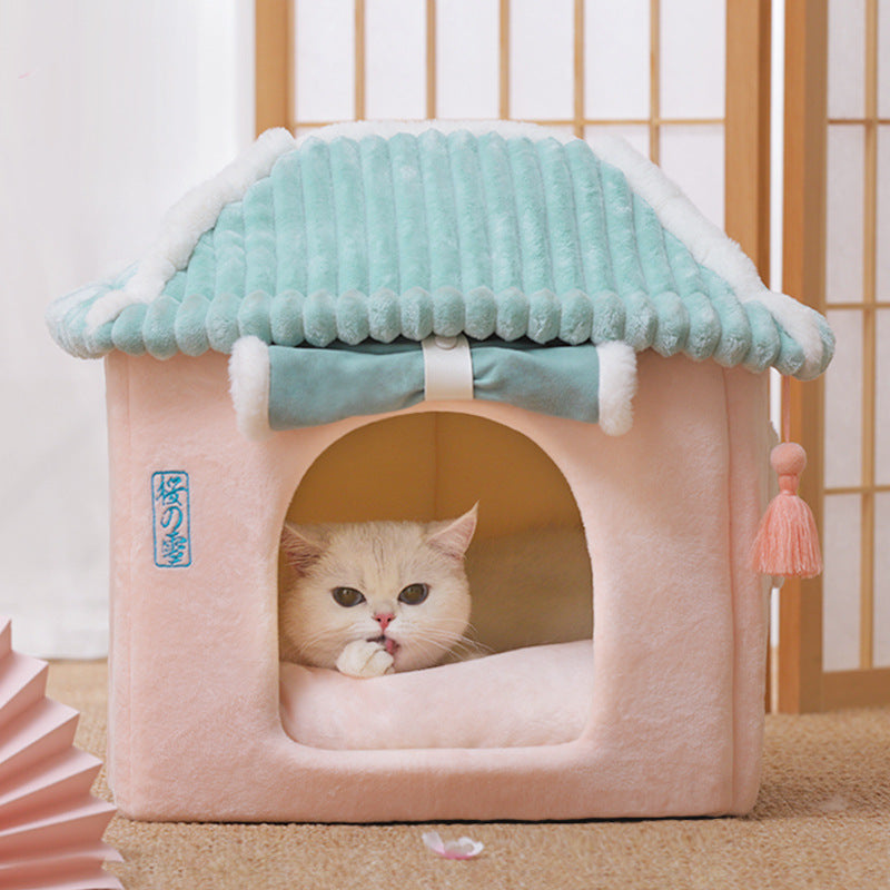 Cat House Removable And Washable Bed House Villa