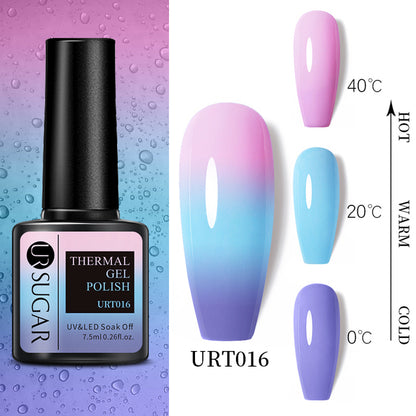 UR SUGAR Thermal  Thin Glitter 3 Colors Soak Off UV Gel