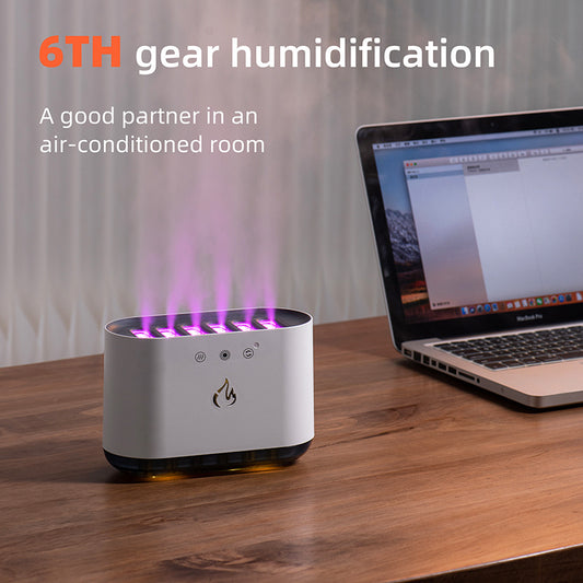Dynamic Flame Humidifier USB Portable H20 Smart Ultrasonic