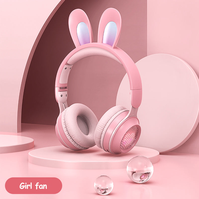 Rabbit Ear Headphones Wireless Wheat Headphones