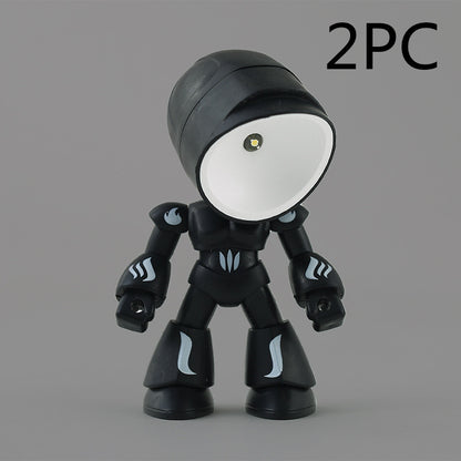 Cute LED Hero Table Lamp Mini Portable Cool Cute Robot