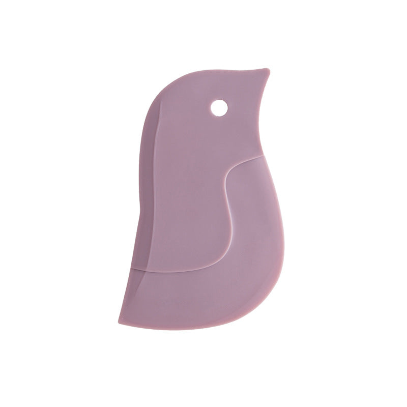 Cute Penguin Shape Baking Soft Blade Scraper Oil Dish Plate