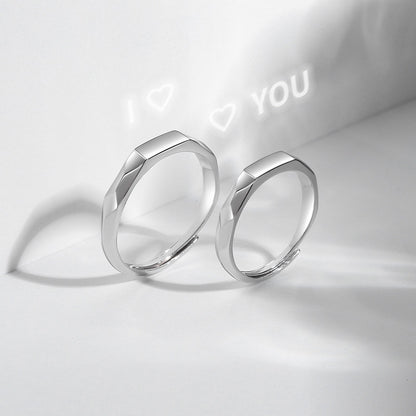S925 Sterling Silver Rings By Light New Jewelry