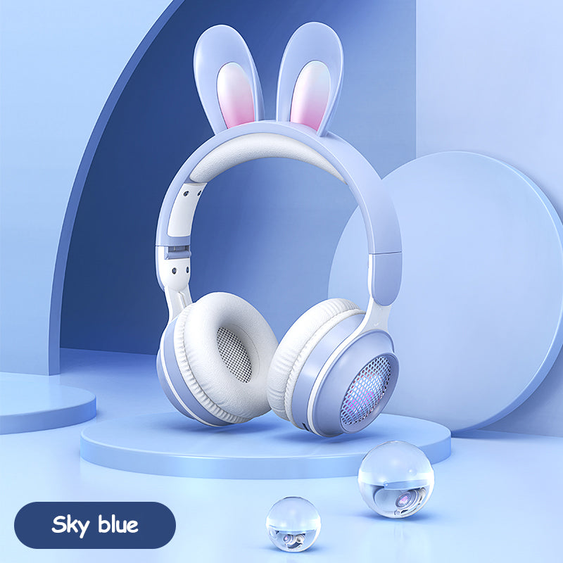 Rabbit Ear Headphones Wireless Wheat Headphones