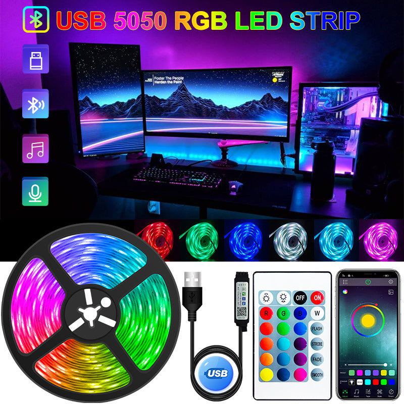 5050 Light Bar USB Bluetooth 5v Flexible LED Strip