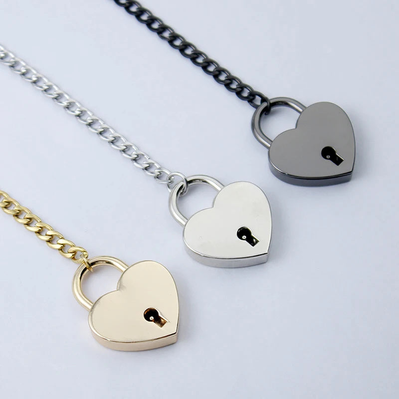 Fashion Jewelry New Slip Chain Necklace Heart O-Ring