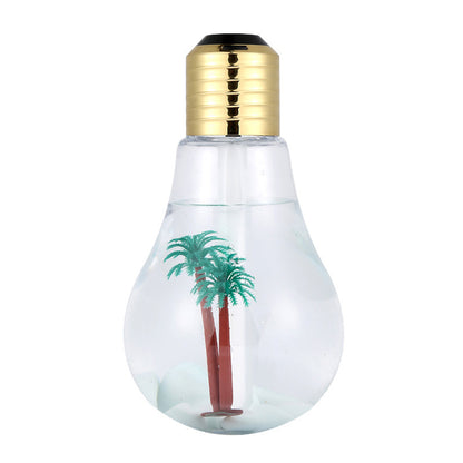 Colorful Light Bulb Humidifier Air Ultrasonic Diffuser