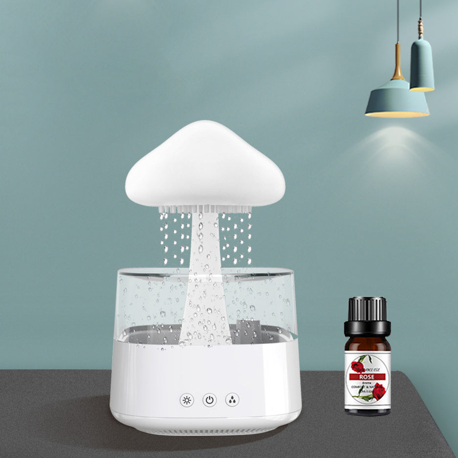 2-in-1 Desk Humidifier Rain Cloud Aromatherapy Essential Oil