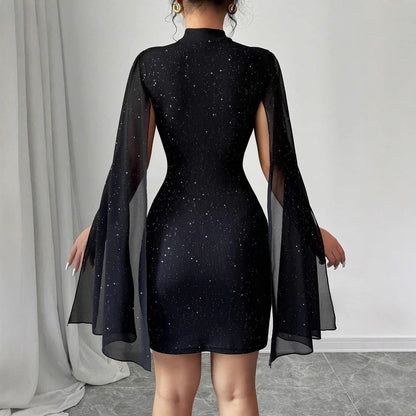 Women's Sexy Elegant Evening Party Dresses Round Neck