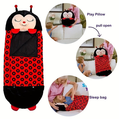 Kids Sleeping Bag, Soft Sleepy Sack For Kids & Toddlers  Easy Roll Up Design For School, Daycare  Children Sleeping Bags Play Pillow Sleep Sack