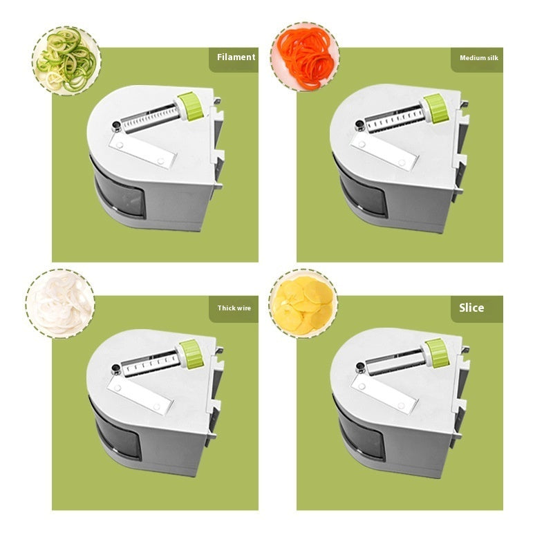 Vegetable Grater Potato Spiral Slicer Whirlwind Fruit Vegetable