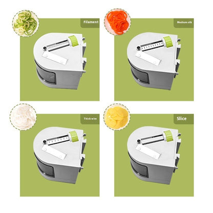 Vegetable Grater Potato Spiral Slicer Whirlwind Fruit Vegetable