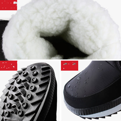 Middle-aged Children's Winter Warmth And Velvet Thick High-top Snow Boots