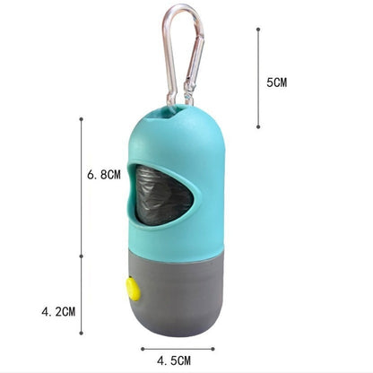 Led Light Pet Waste Bag Dispenser For Dogs Poop Scooper