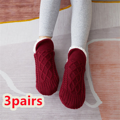 Winter Woolen Socks Women Thicken Warm Home Bedroom Socks