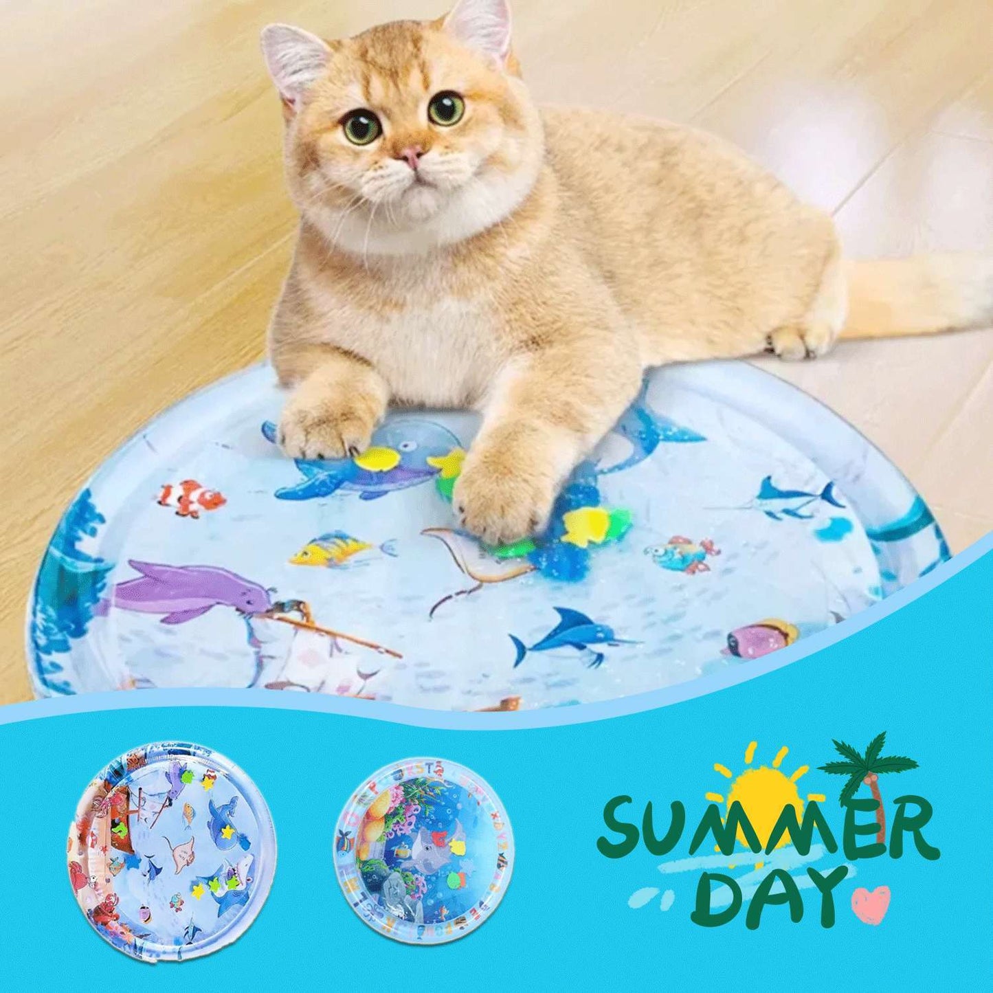 Summer Cooling Pet Water Bed Cushion Ice Pad Dog