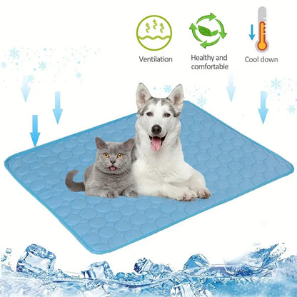 Dog Cooling Mat Summer Pets Cold Bed Pad Blanket