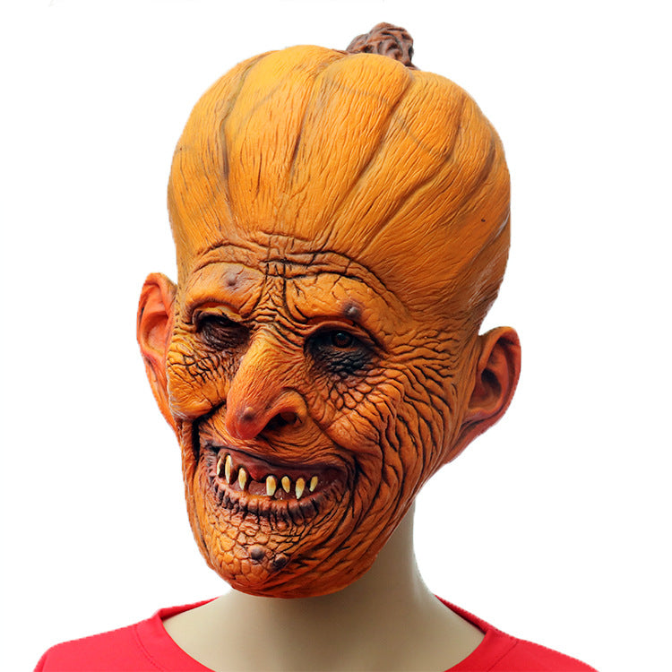 Halloween Easter Pumpkin Cosplay Latex Mask Scary