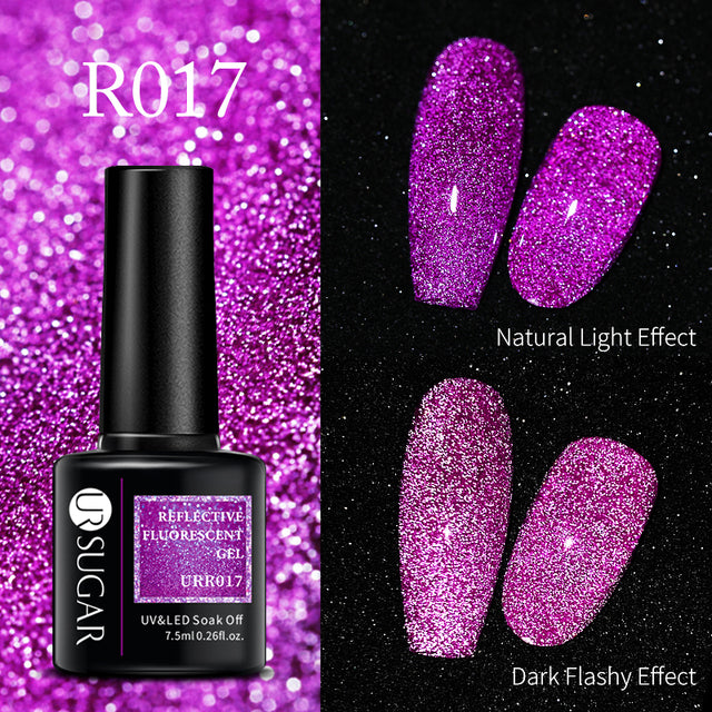 UR SUGAR Thermal  Thin Glitter 3 Colors Soak Off UV Gel