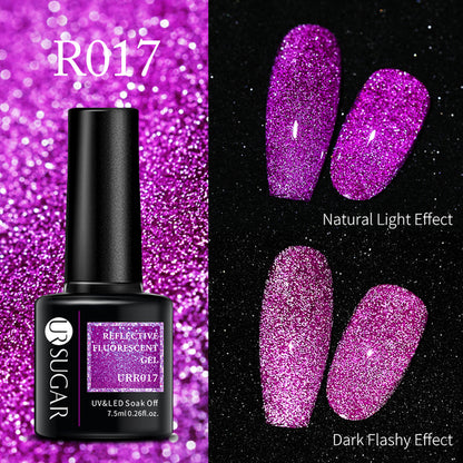 UR SUGAR Thermal  Thin Glitter 3 Colors Soak Off UV Gel