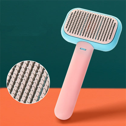 New Pet Cat Dog Hair Brush Hair Massage Comb Open-Knot Brush